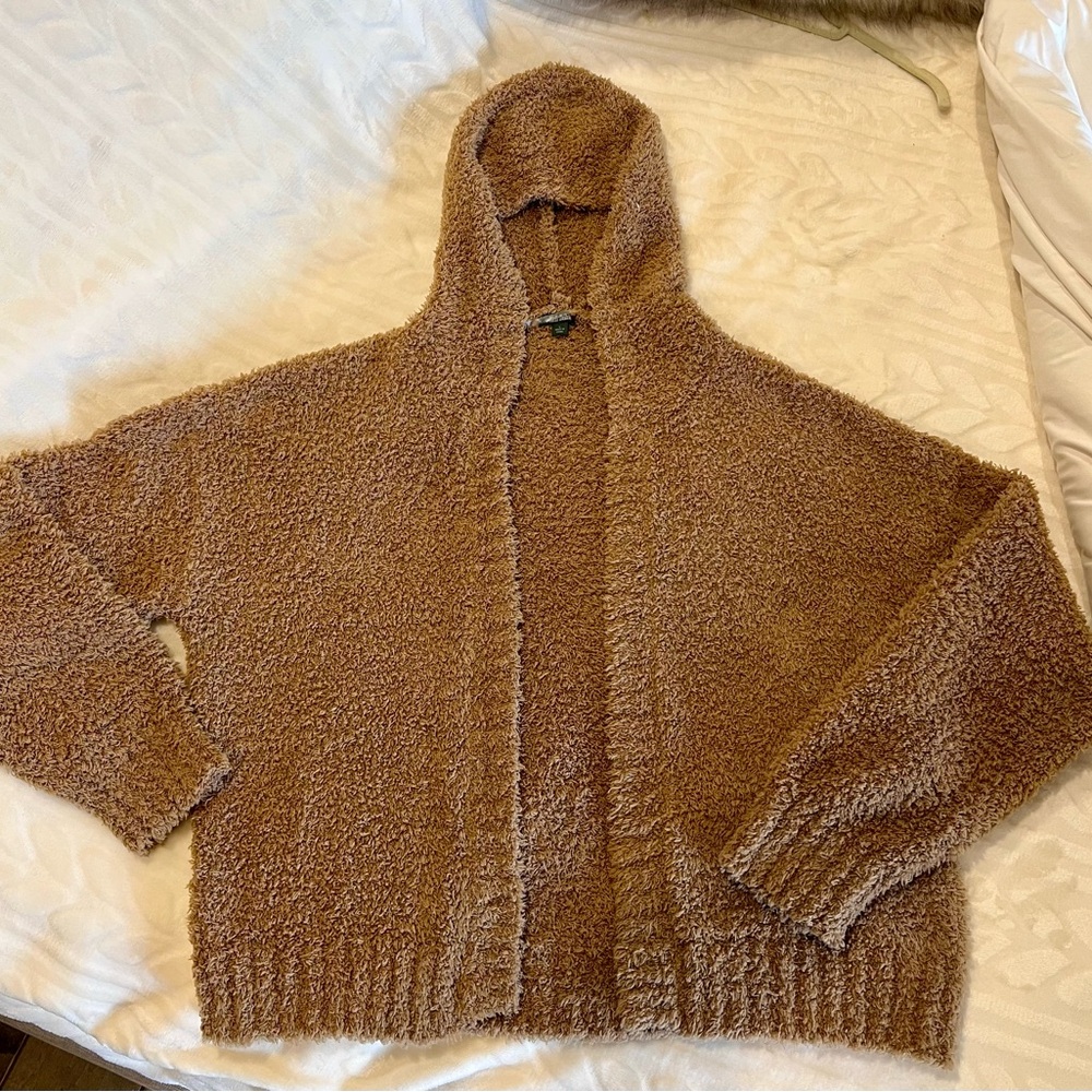 Wild Fable Cozy hooded Teddy Cardigan